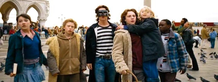 Aaron Johnson, Jasper Harris, Rollo Weeks, George MacKay